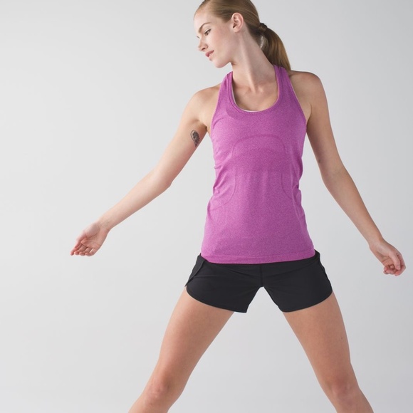 Lululemon Swiftly Tech Racerback Heathered Ultra Violet - Picture 2 of 5